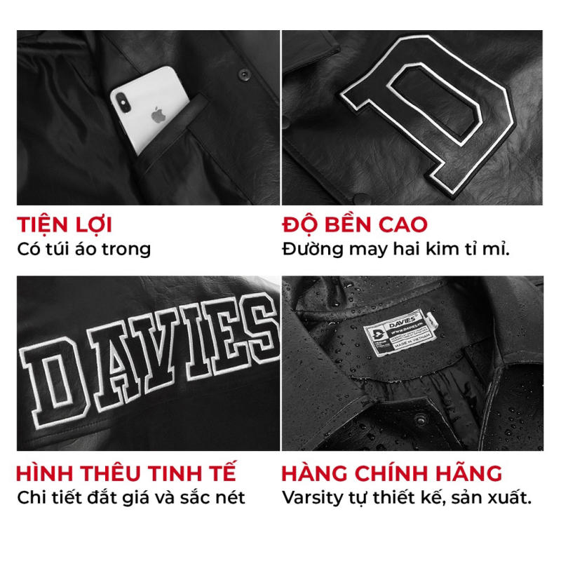 DSW BMG Leather Varsity Jacket