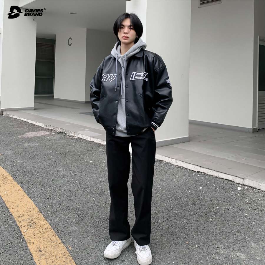 DSW Varsity Leather Jacket