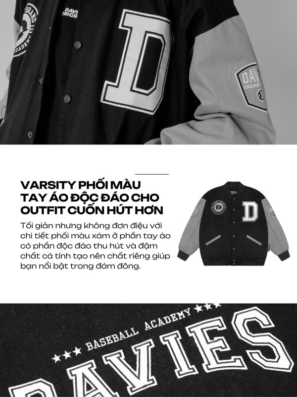 Varsity Baseball Academy-Xám