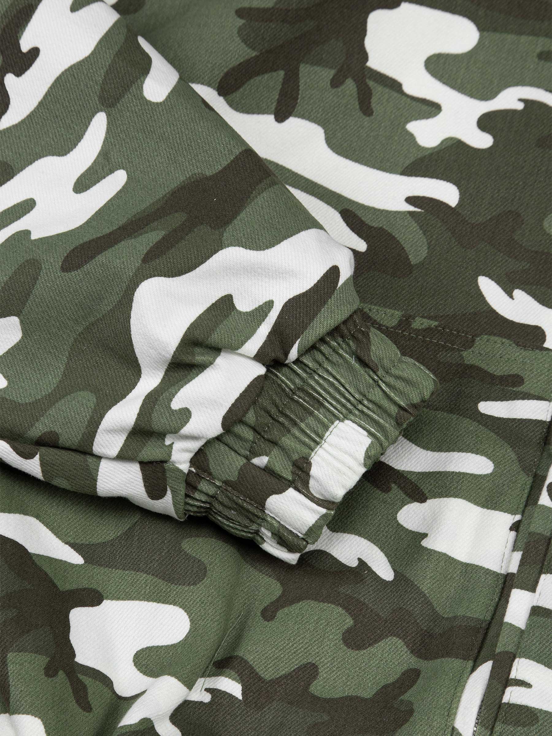 DSW Obscure Cloak Hooded Jacket - Camo trắng