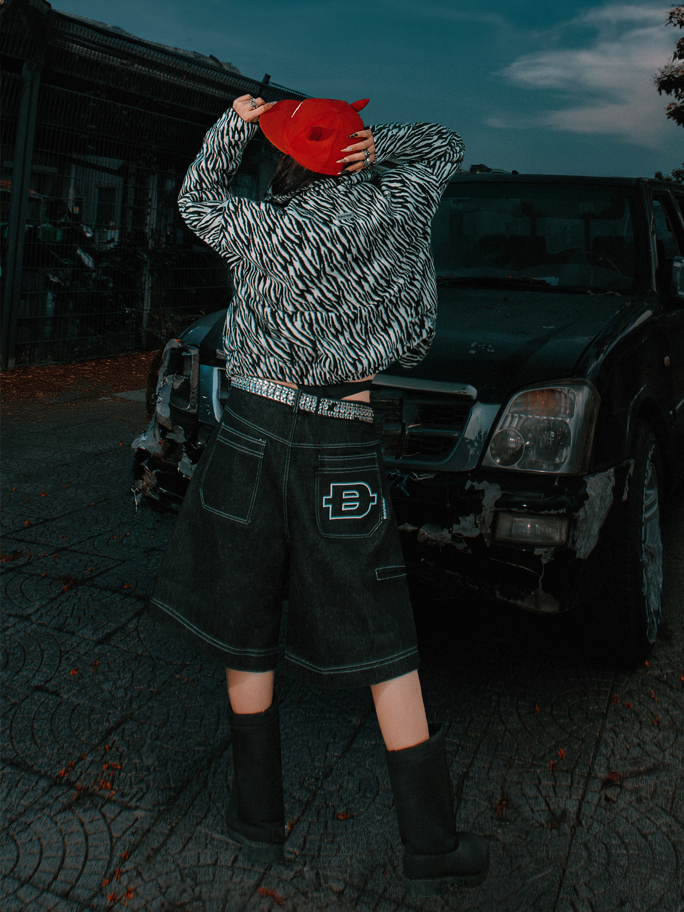 DSW Crop Bomber Jacket Classy