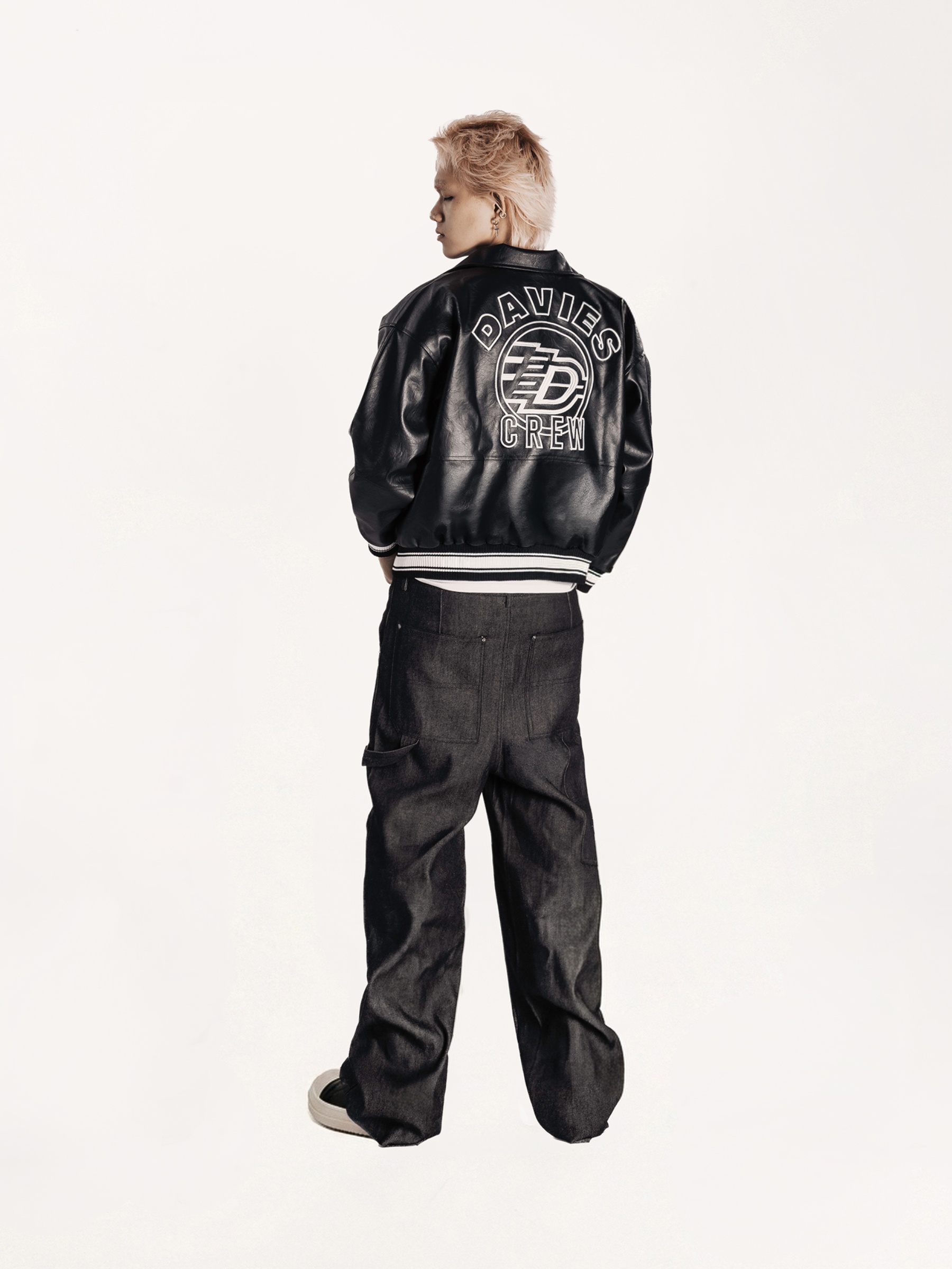 DSW Crew Varsity Leather Jacket