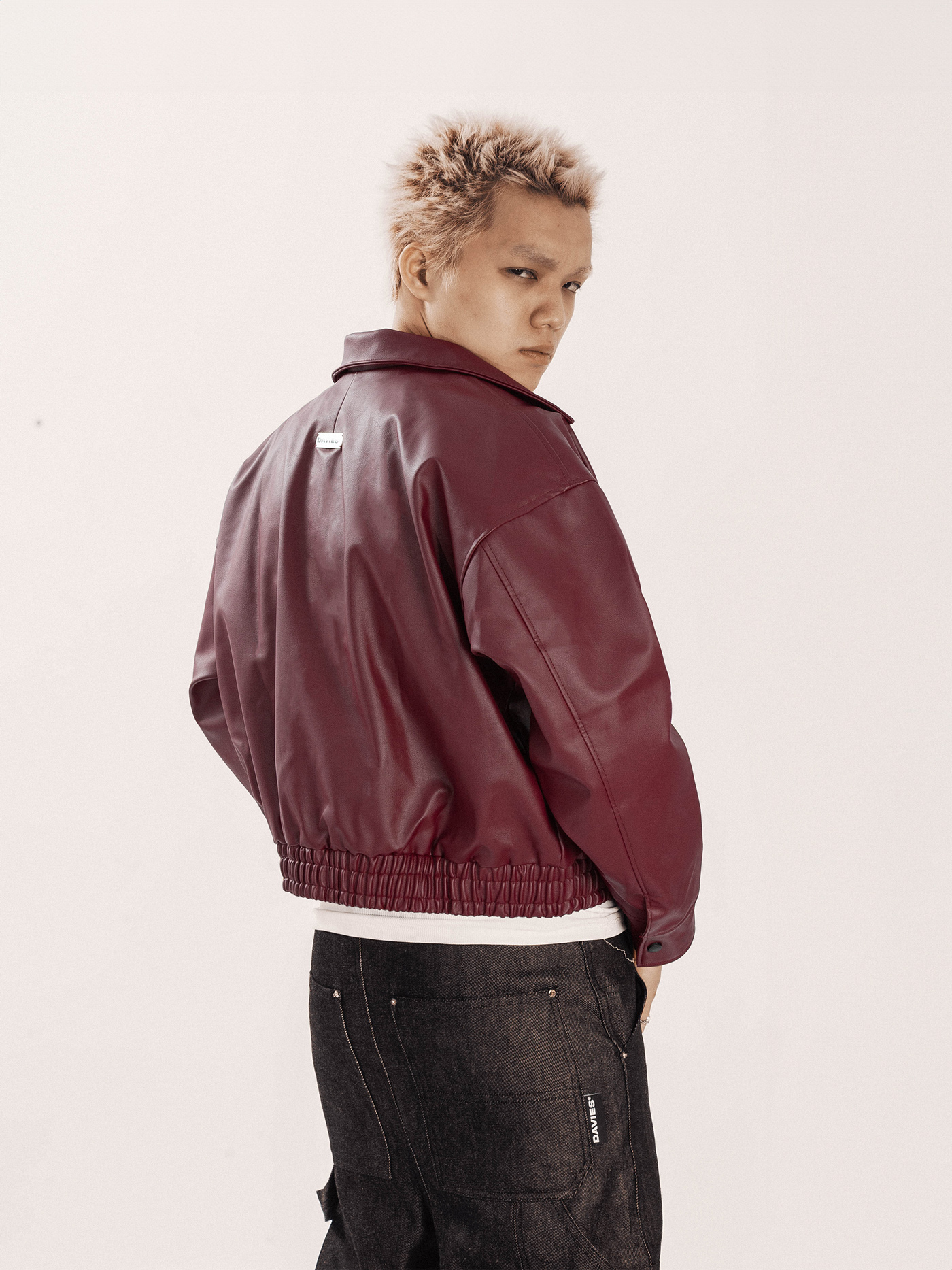 DSW Crop Bomber Jacket Classy