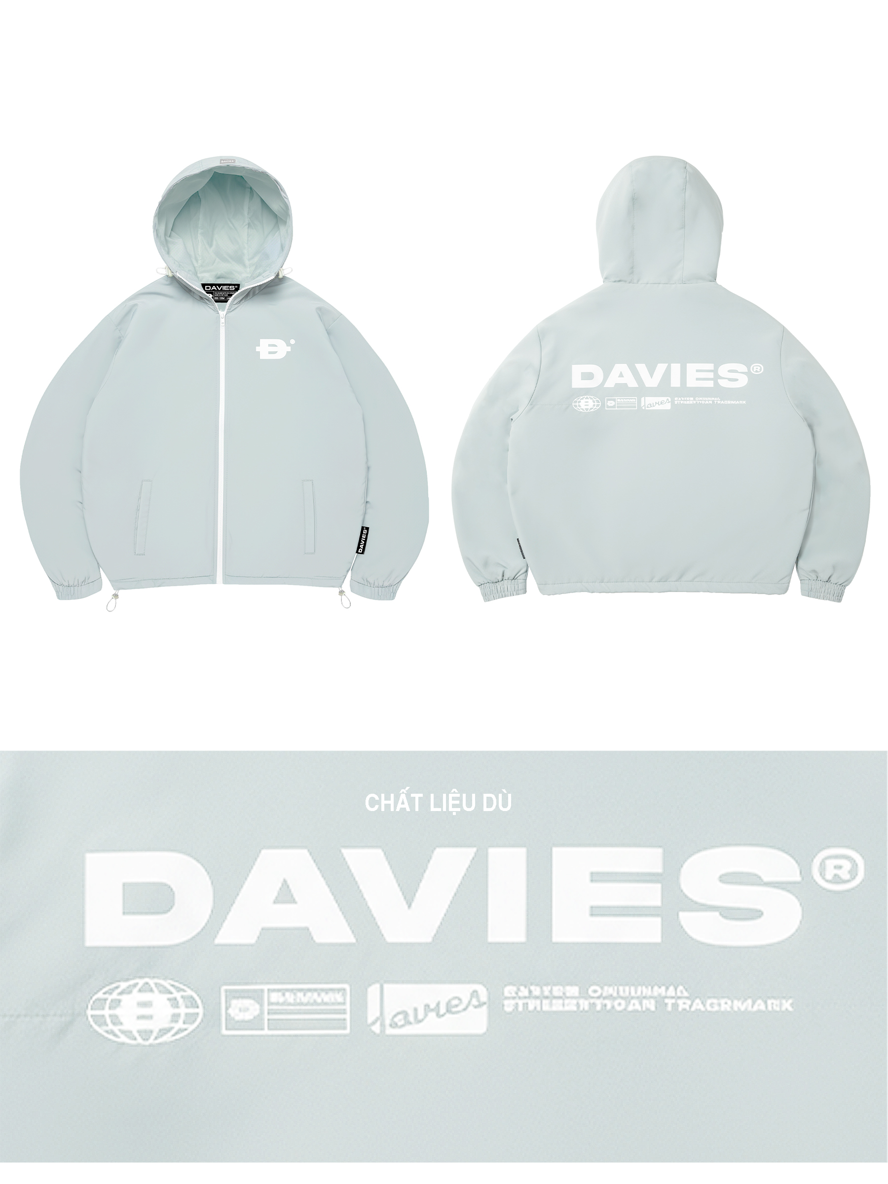 DSW Hooded Basic Jacket - Xám