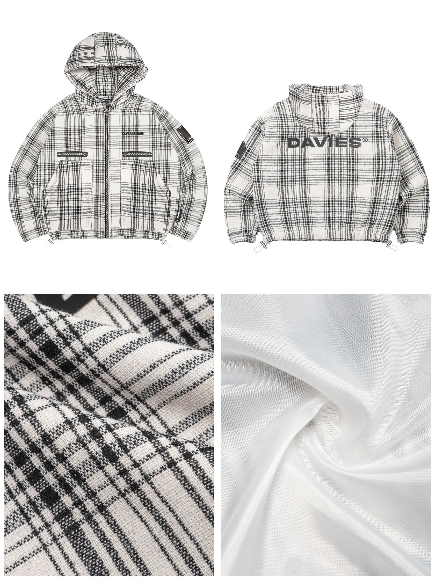 DSW Flannel Hooded Jacket