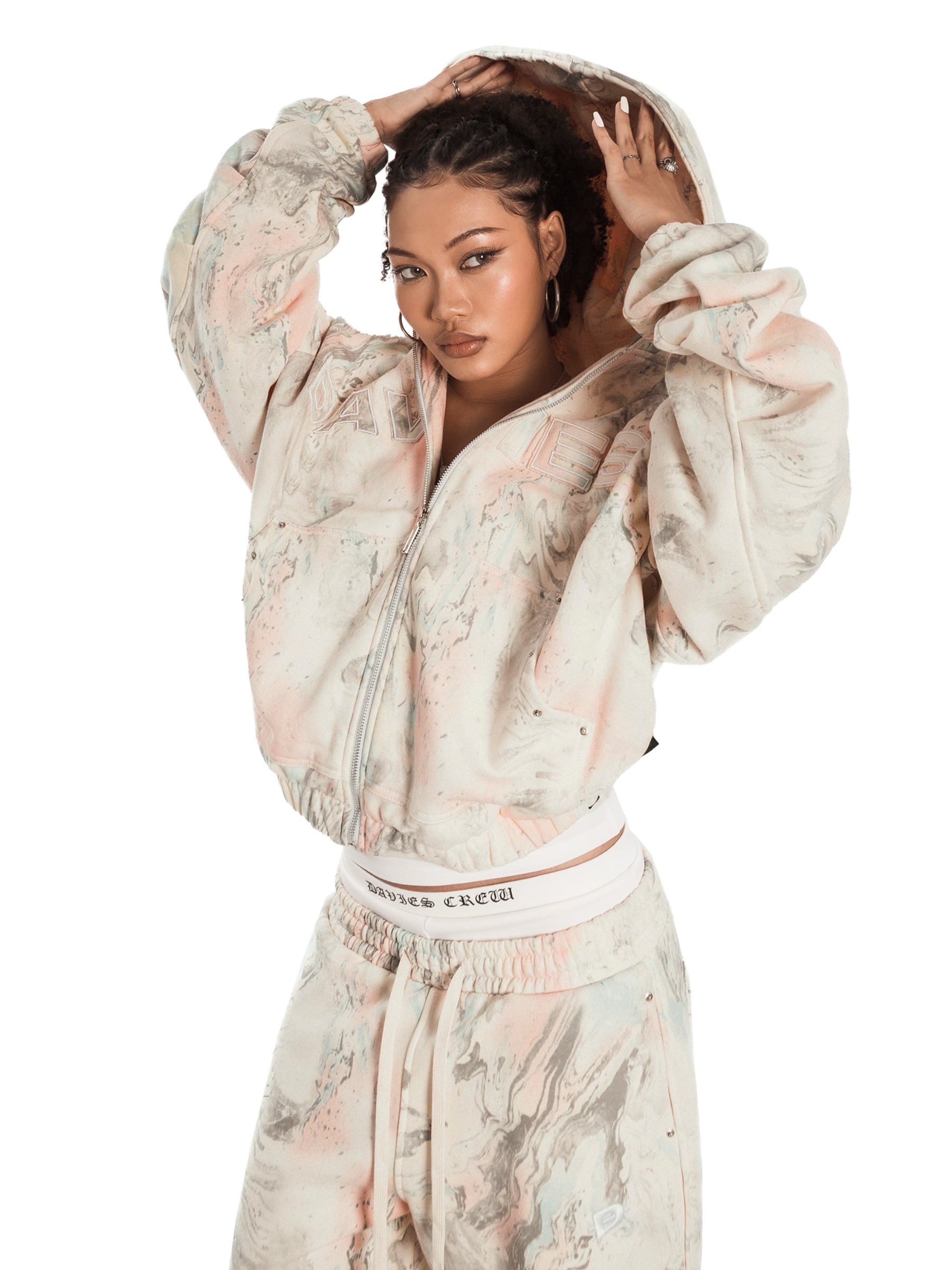 DSW Commando Hoodie Zip  - Xanh dương