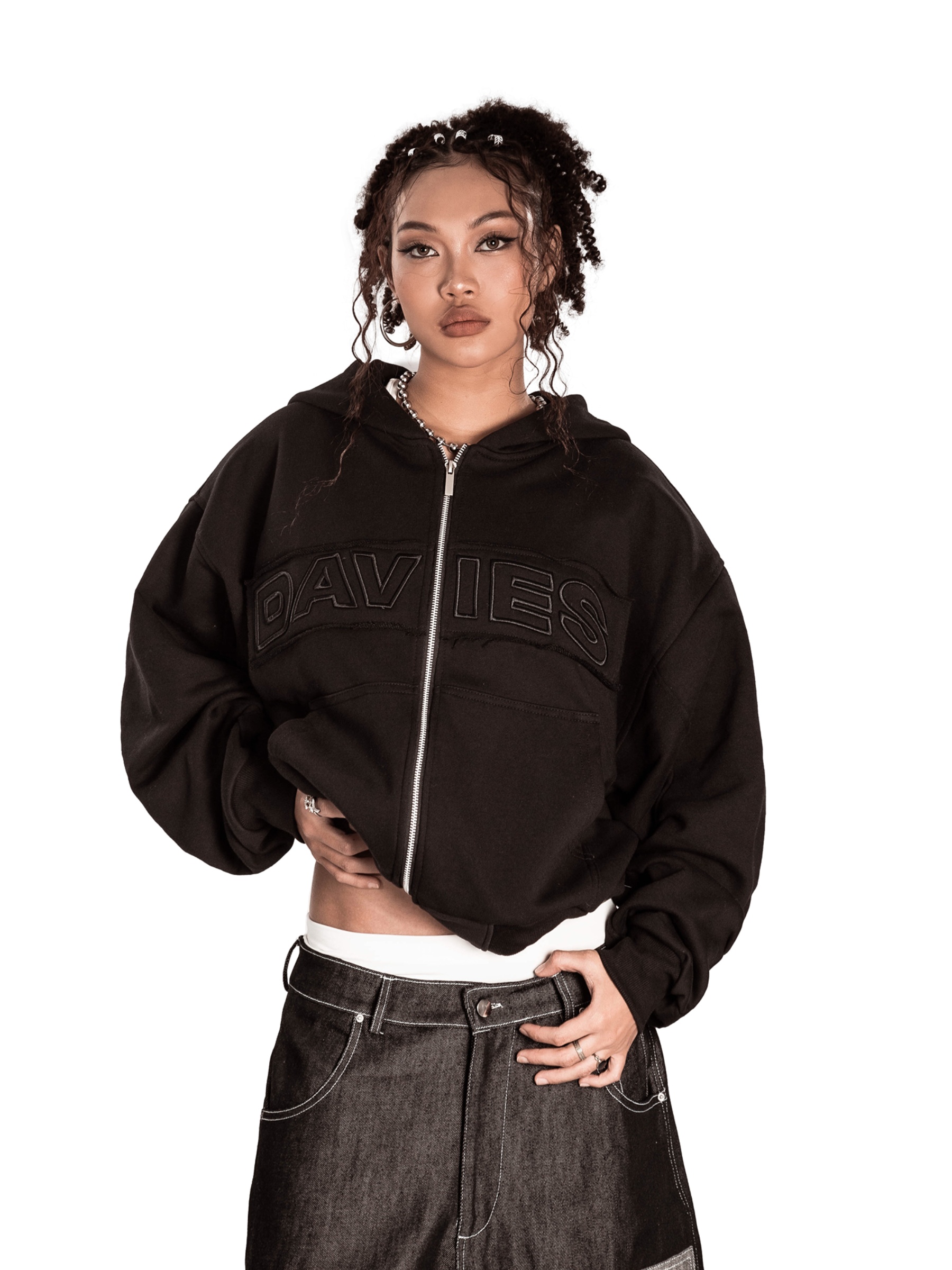 DSW Patchwork Hoodie Zip