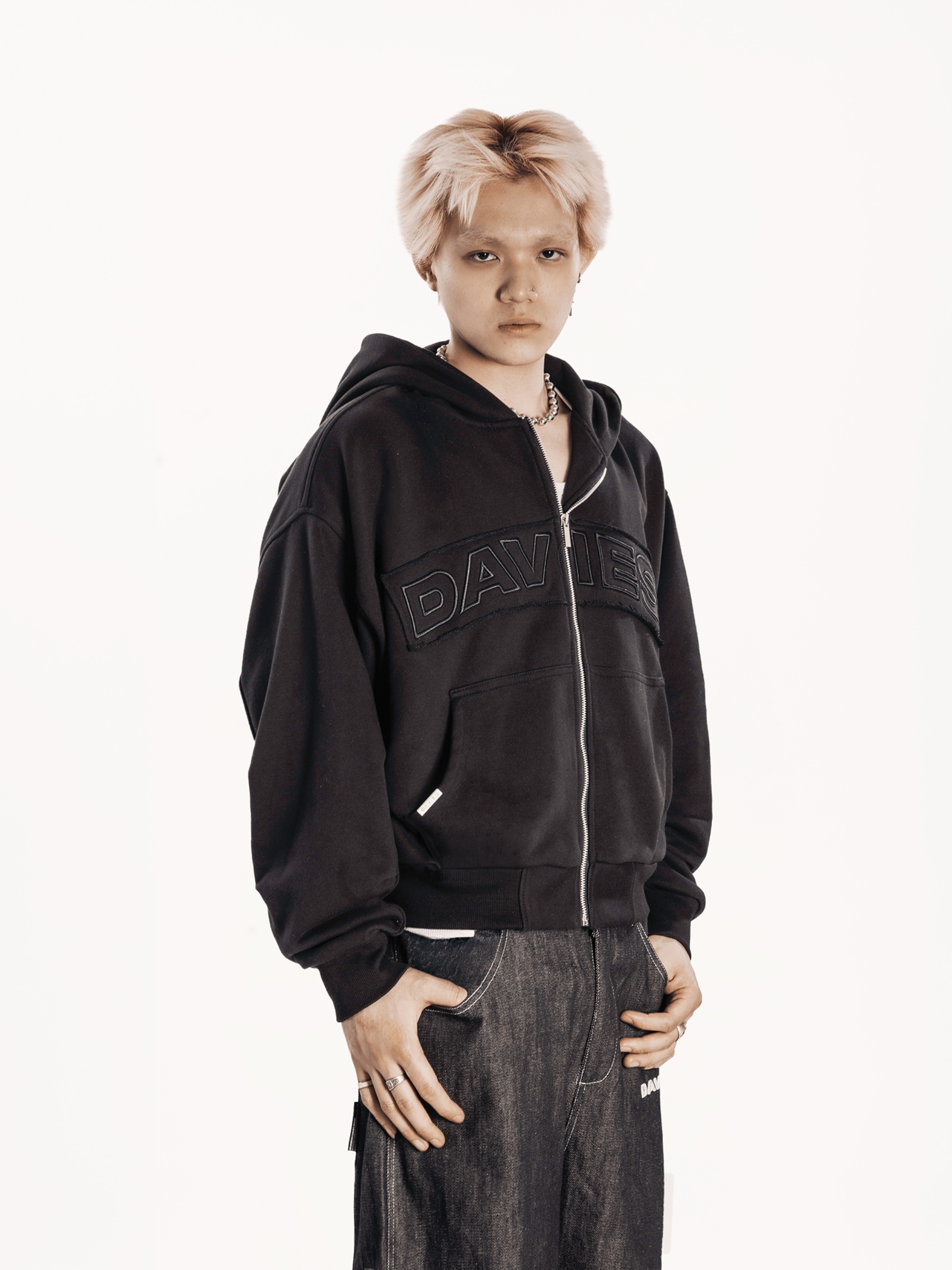 DSW Patchwork Hoodie Zip