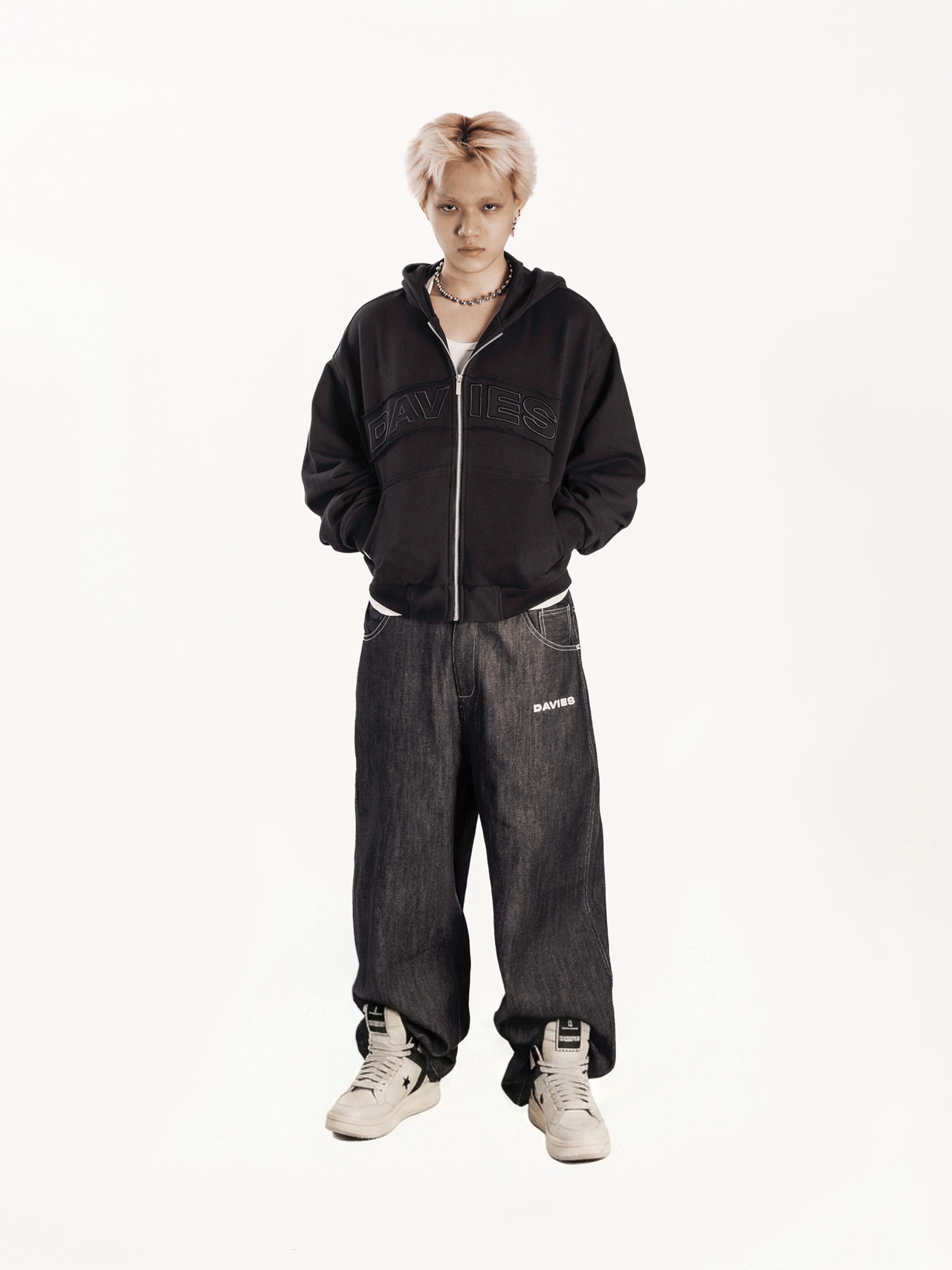 DSW Patchwork Hoodie Zip