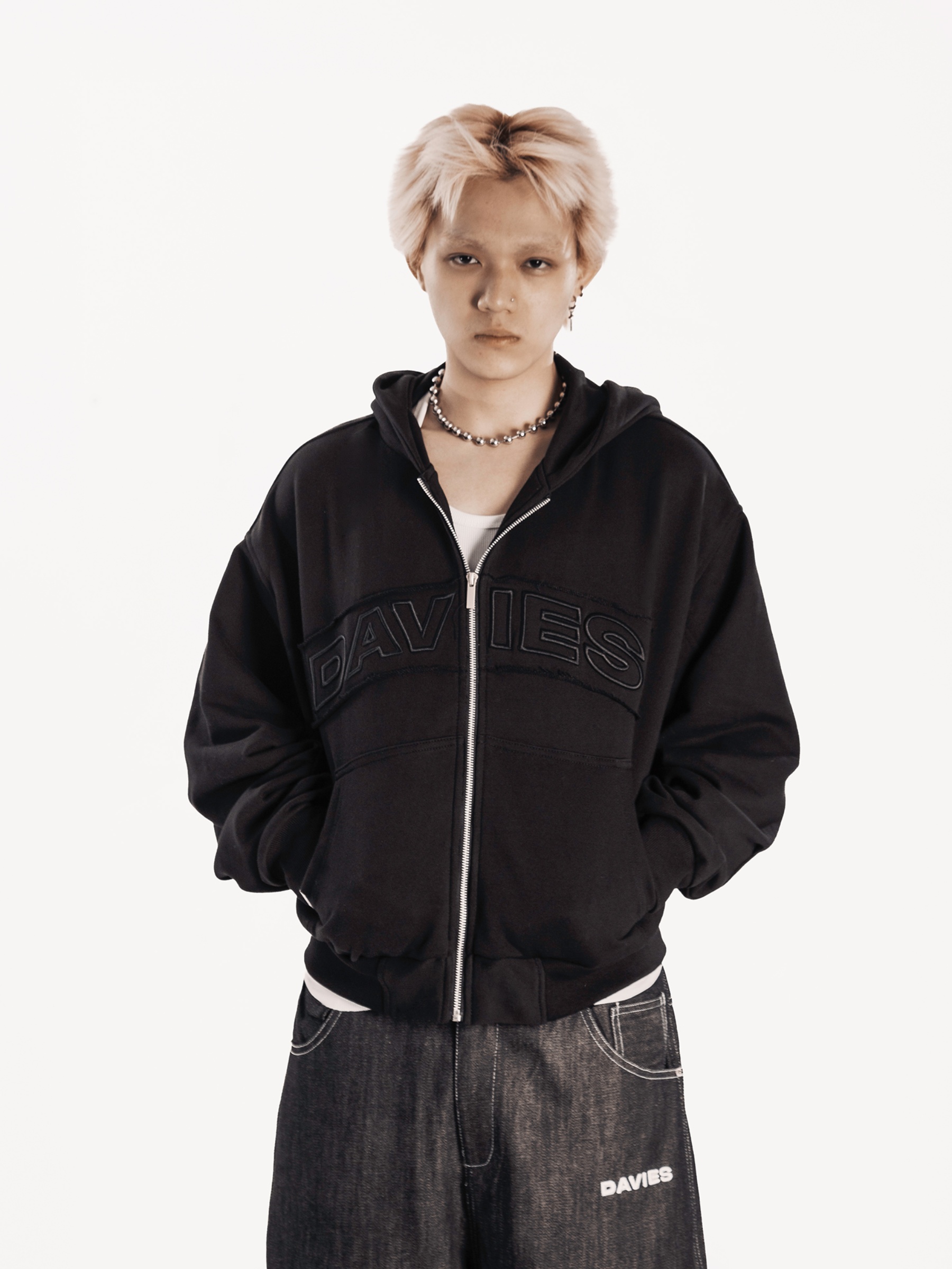 DSW Patchwork Hoodie Zip