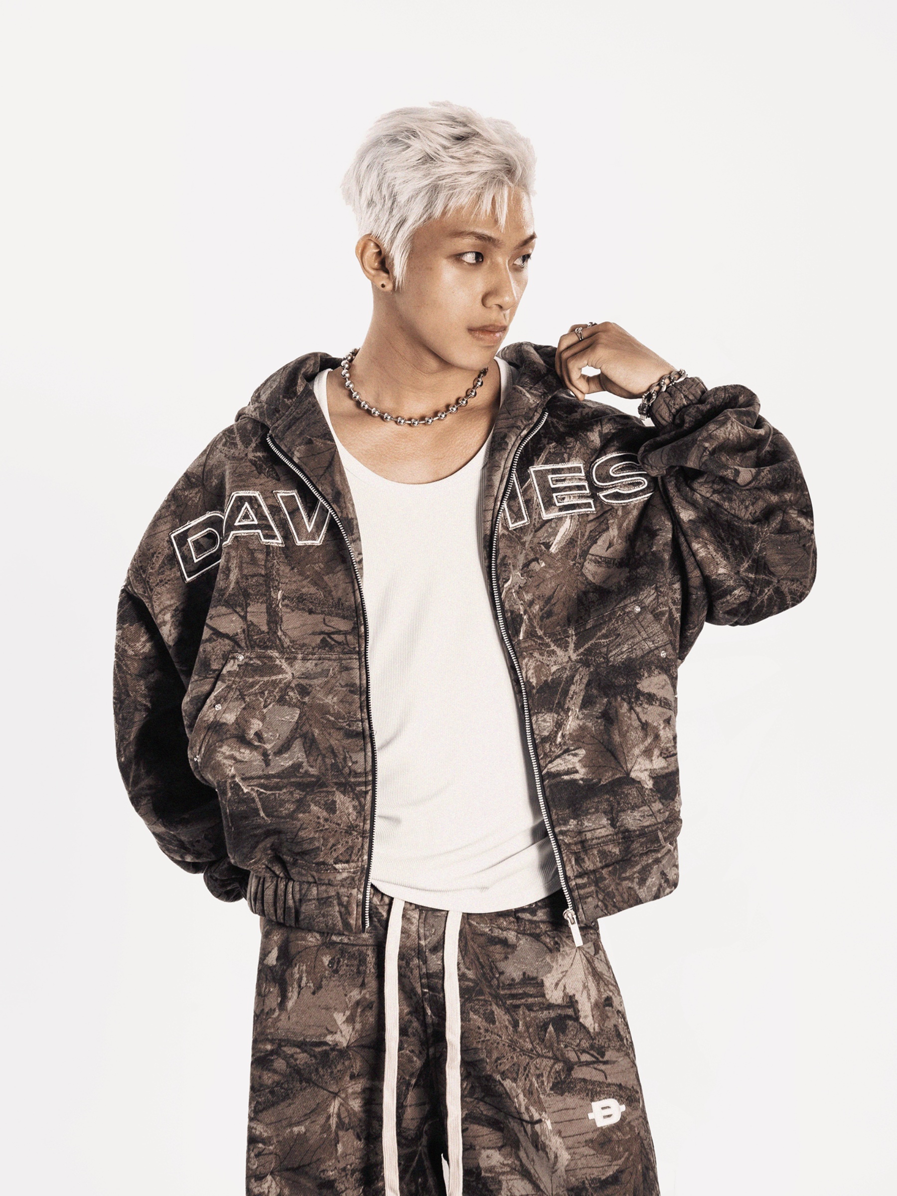DSW Commando Hoodie Zip - Xám đậm