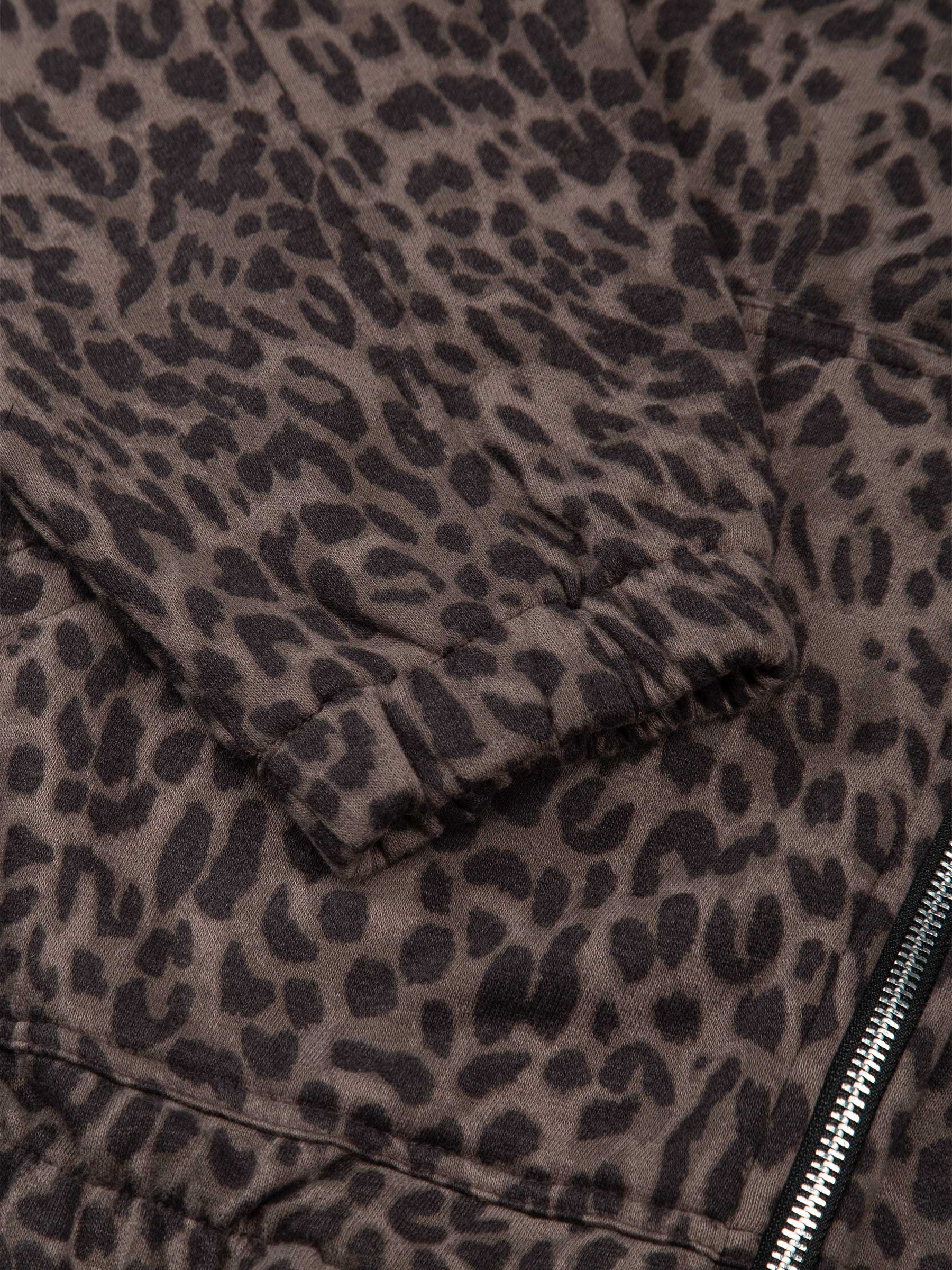 DSW Commando Hoodie Zip - Leopard