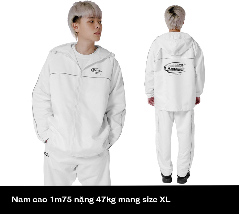 DSW Jacket Medal Reflective-Trắng