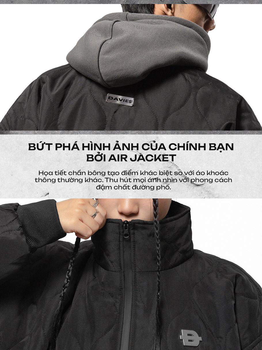 áo khoác local brand đẹp dù chần bông nam nữ