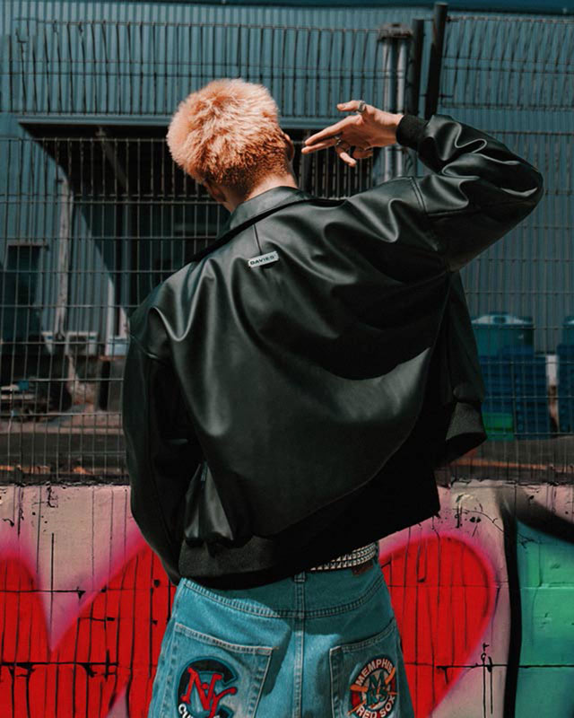 DSW Crop Bomber Jacket Classy