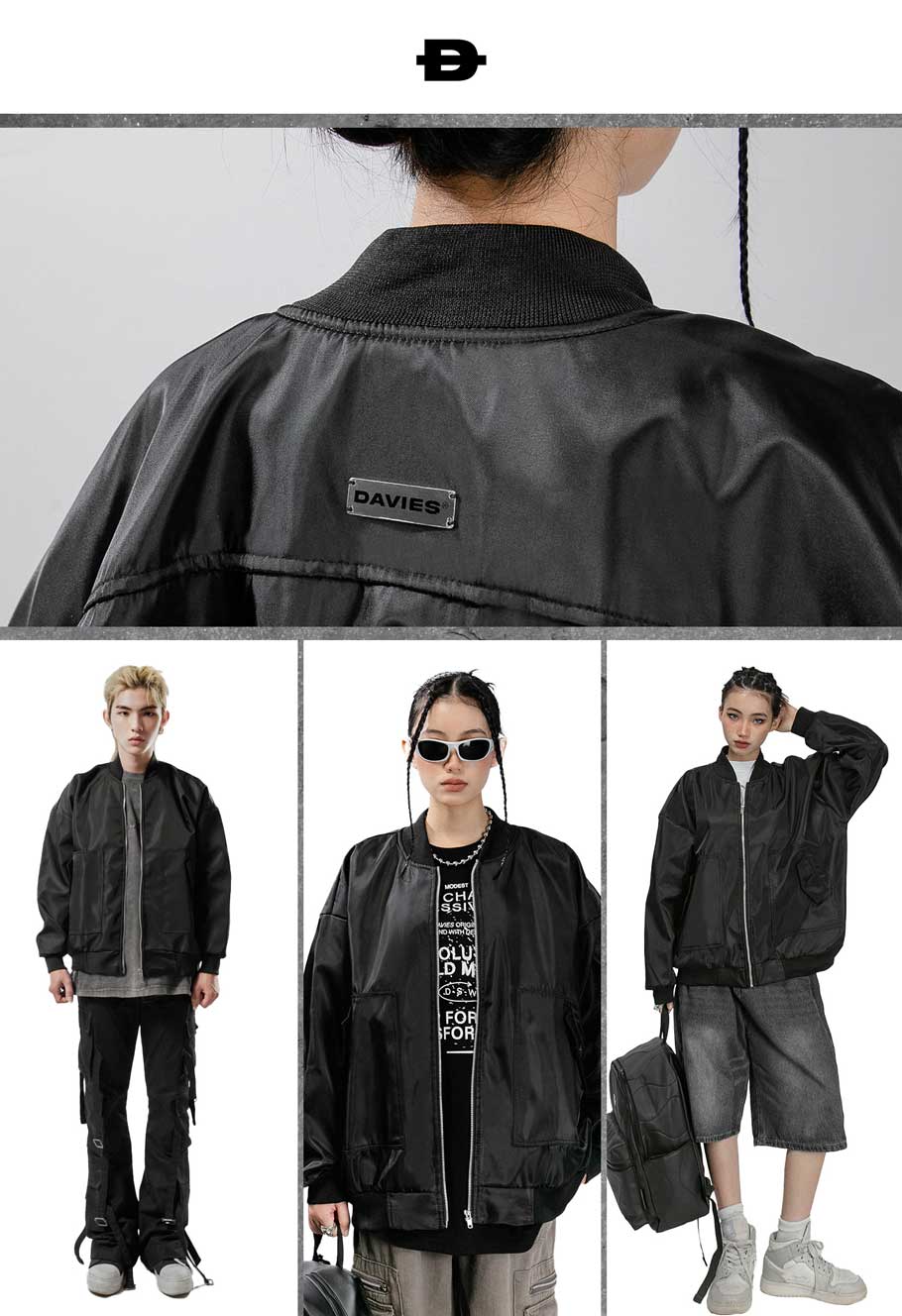 áo khoác local brand màu đen đẹp nam nữ dù chống nước