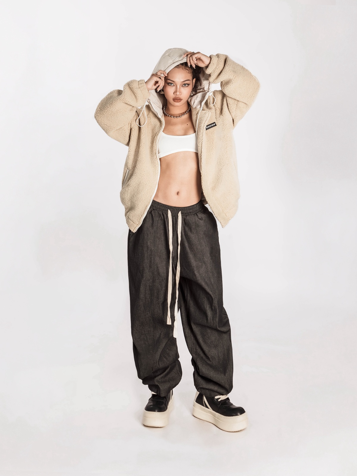 DSW Fleece Hooded Jacket