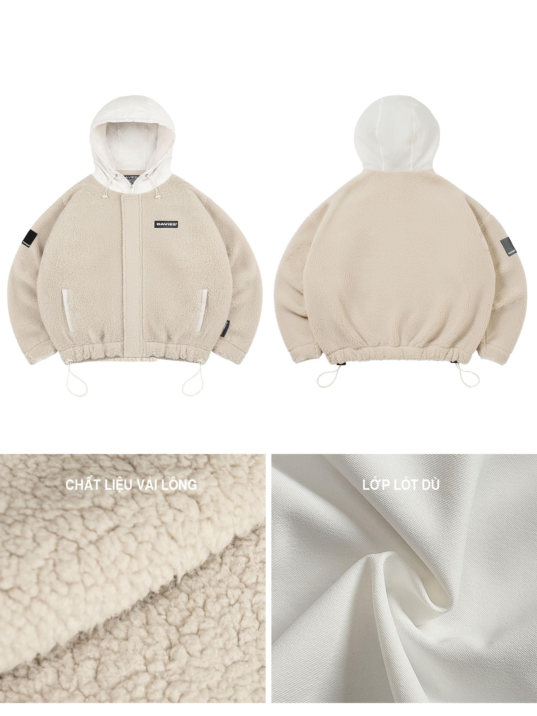 DSW Fleece Hooded Jacket