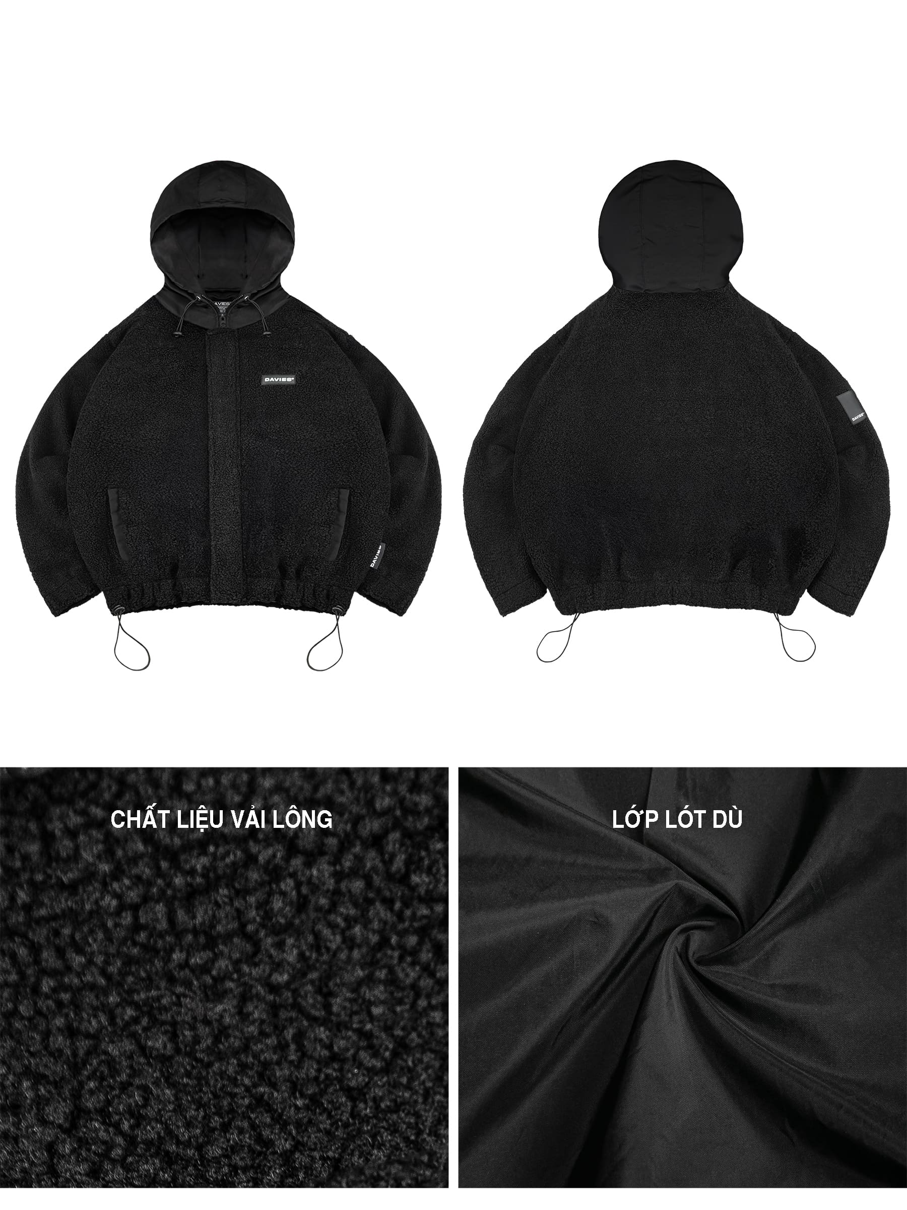 DSW Fleece Hooded Jacket