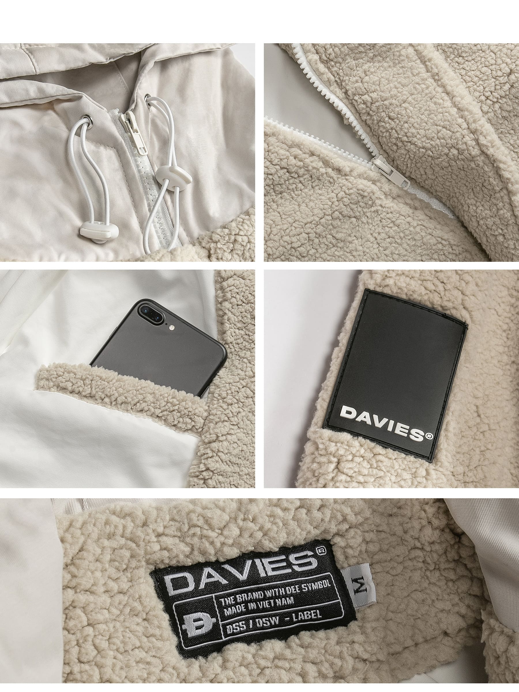 DSW Fleece Hooded Jacket