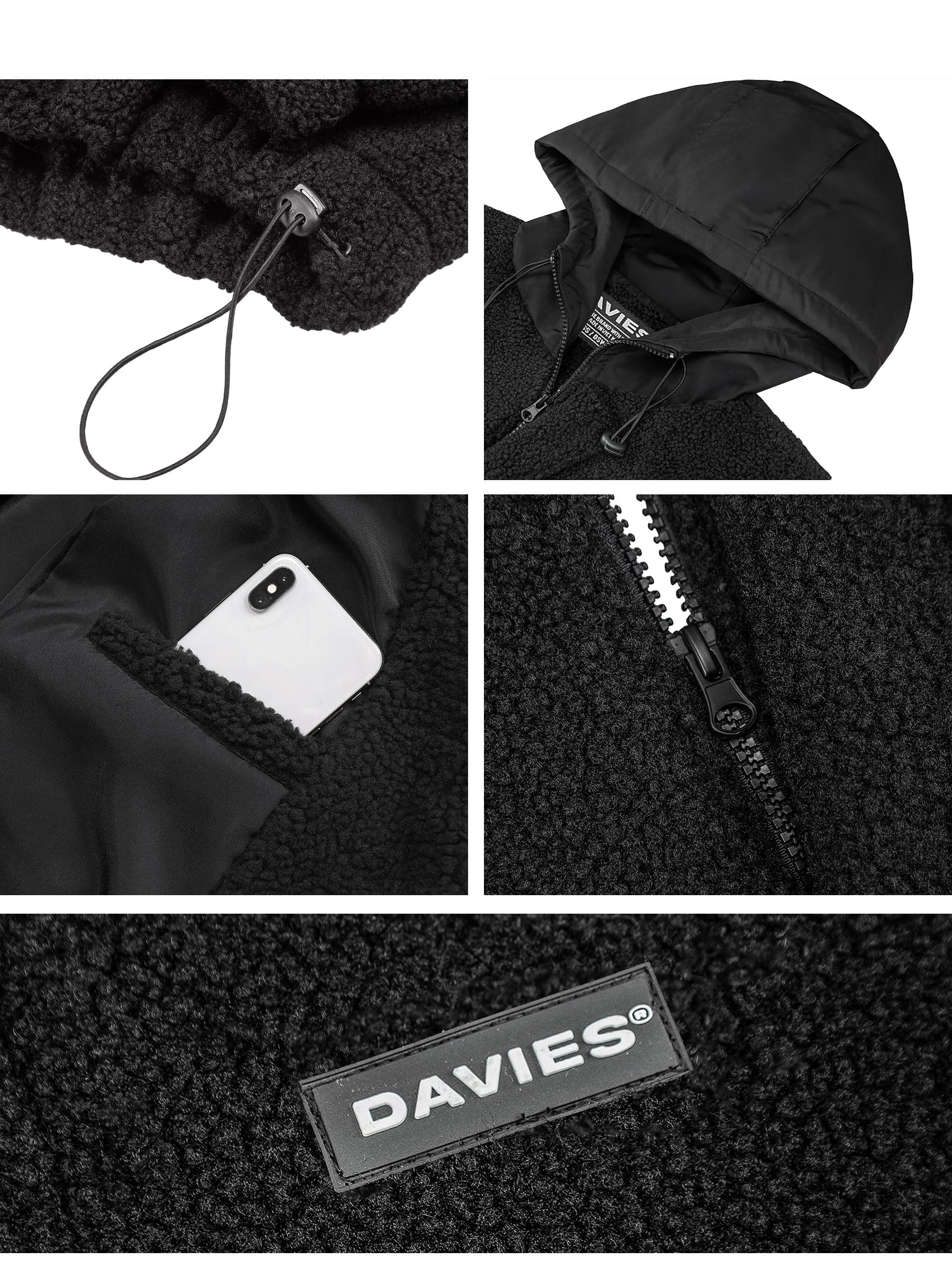 DSW Fleece Hooded Jacket