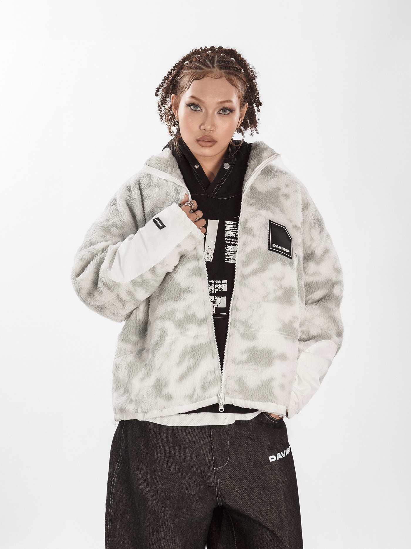 DSW Fleece Zip-Up Jacket