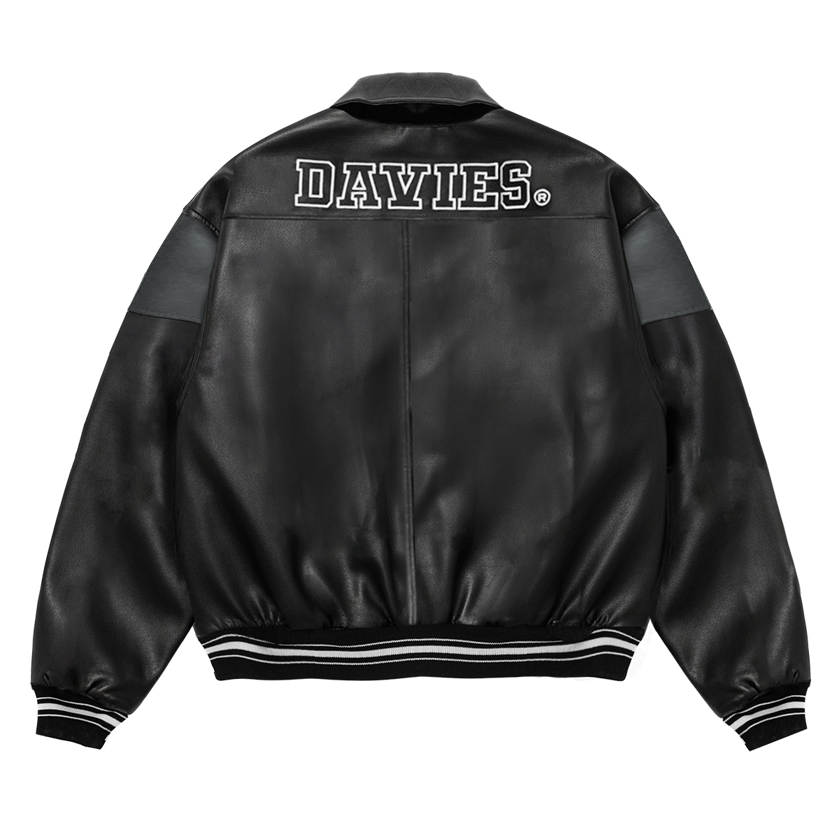 DSW BMG Leather Varsity Jacket