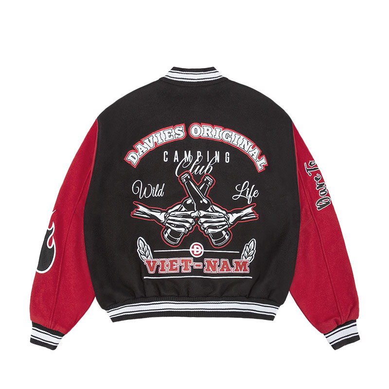 DSW Camping Club Bomber Varsity Jacket