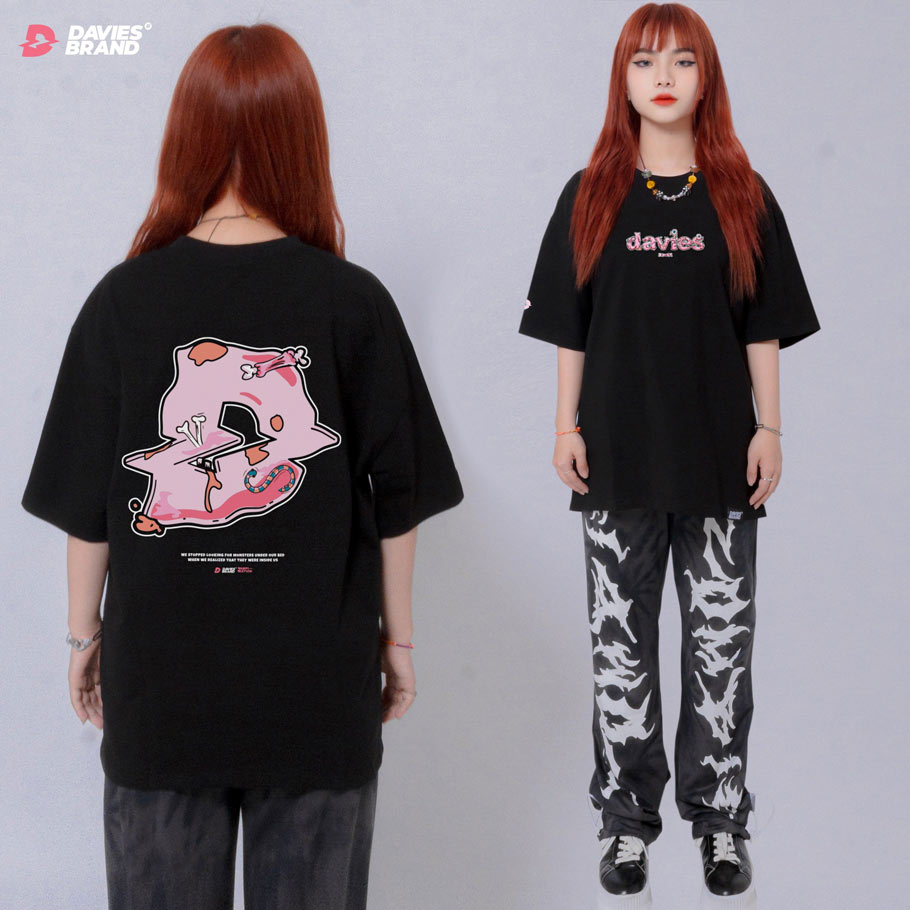 DSS Tee Monster Inside-Đen