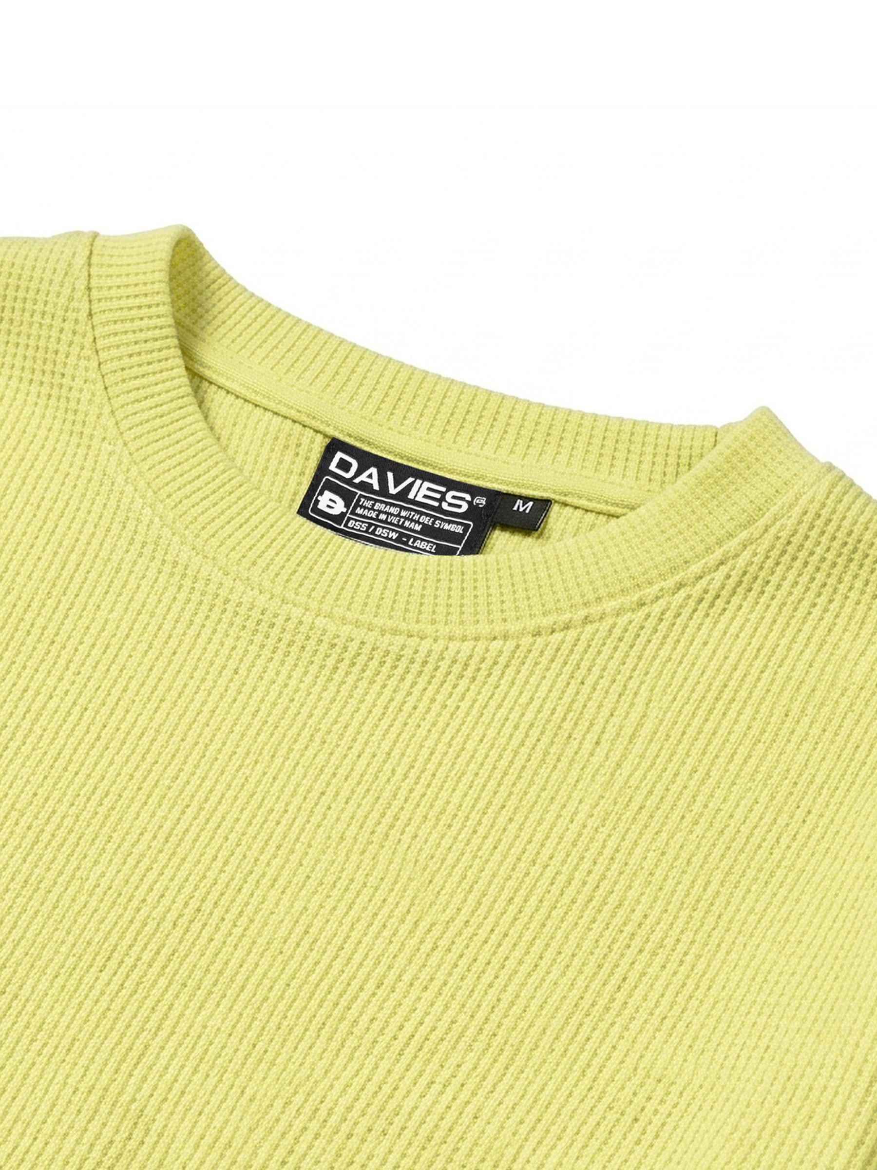 DSW Neon Waffle Long Sleeve Tee
