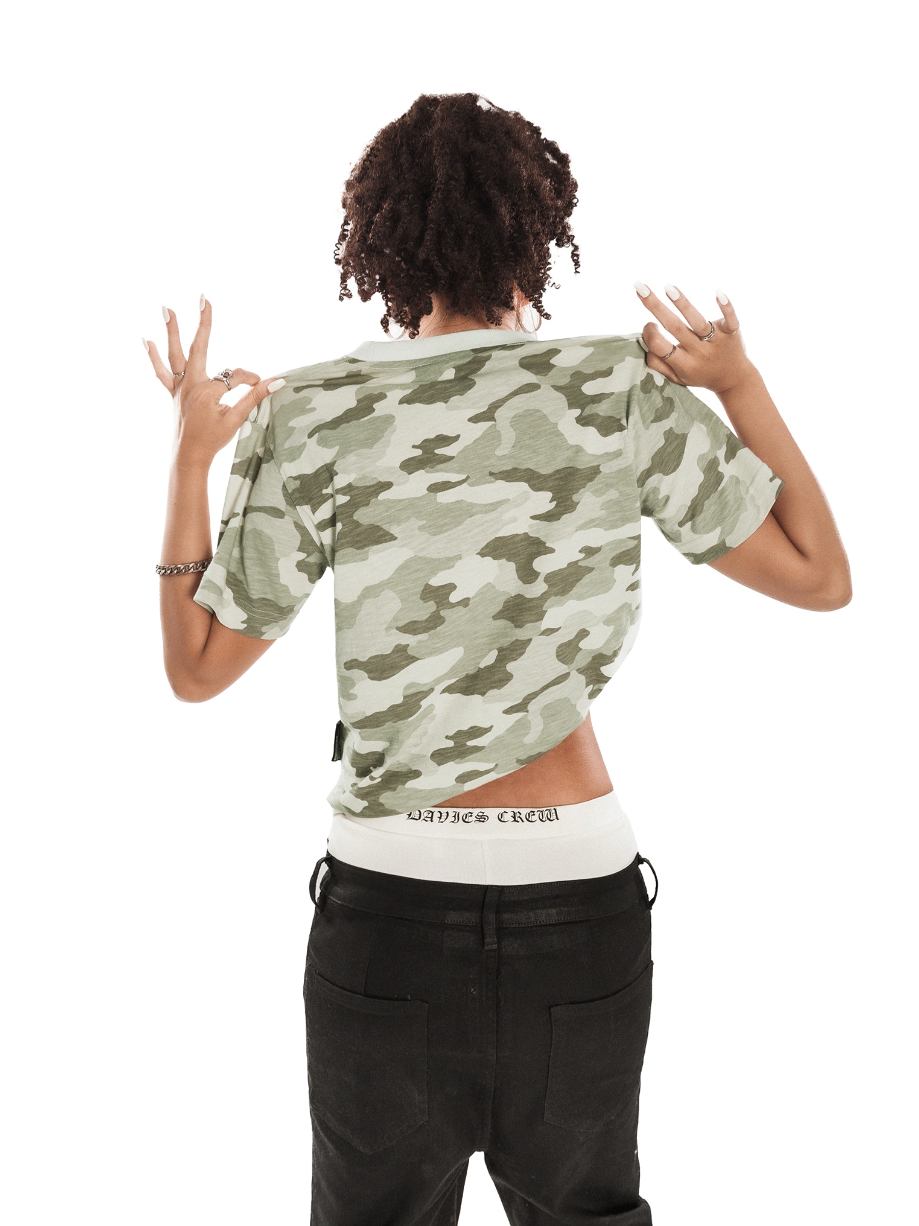 DSW Textured Slub Tee - Camo