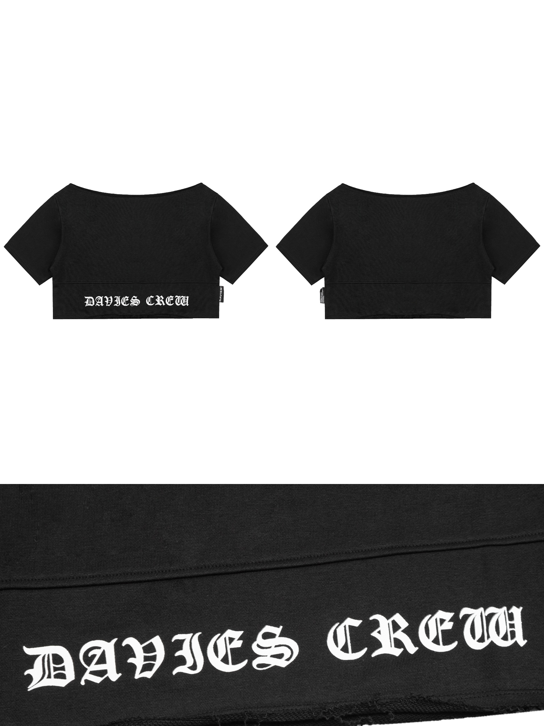 DSS Legacy Croptop - Đen