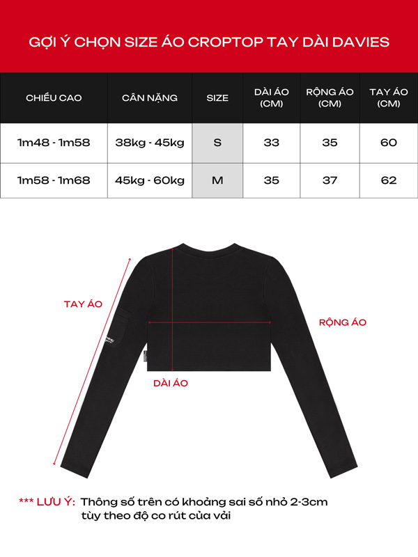 DSS Long Sleeve Croptop Drift Tee