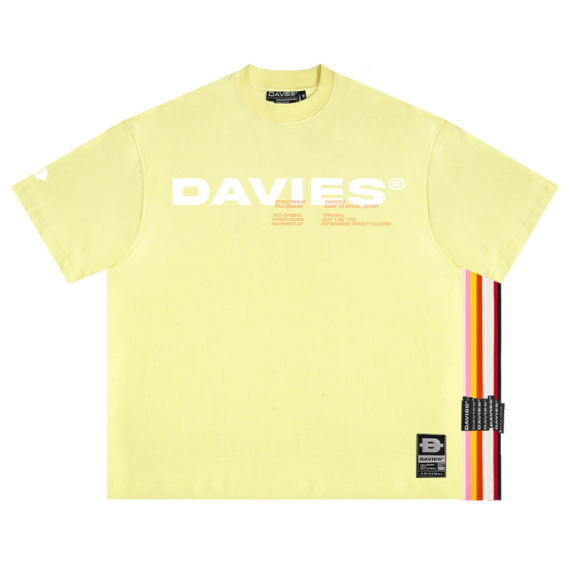 Áo thun form rộng nam nữ local brand Davies