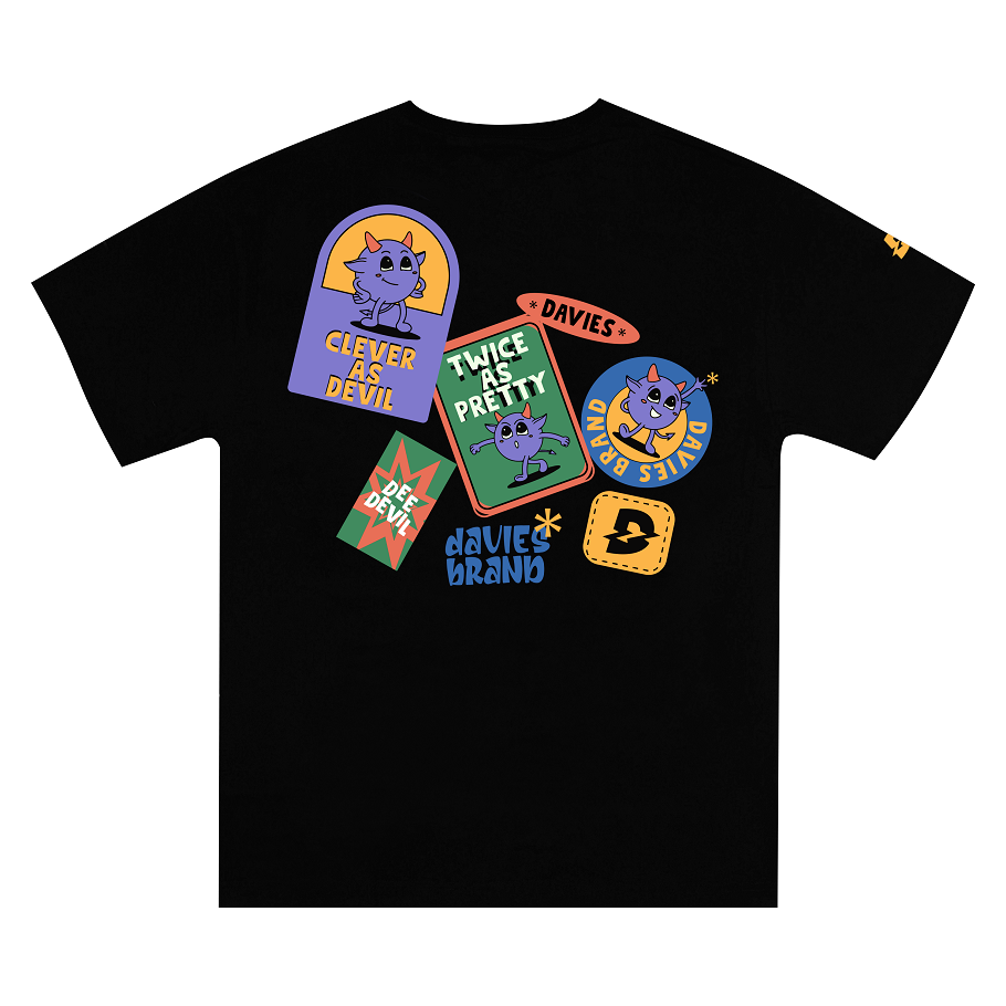 DSS Tee Devil Sticker
