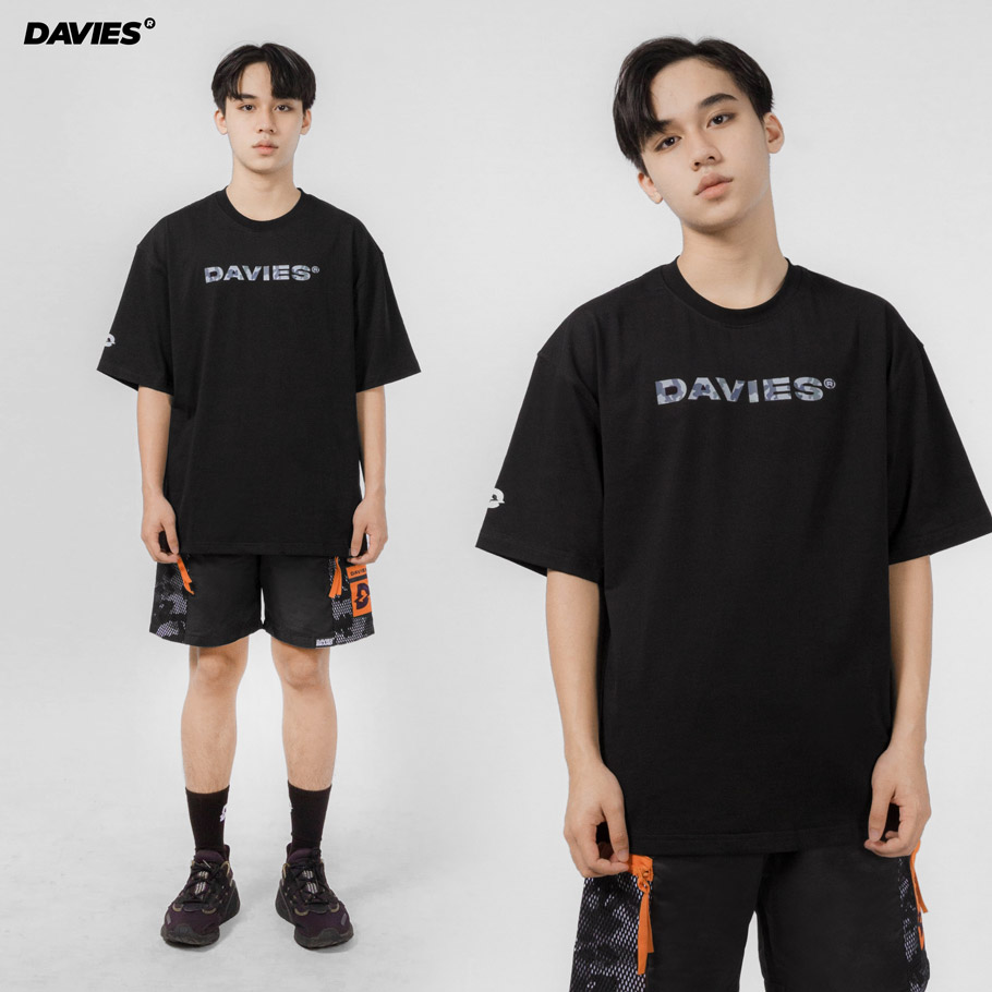 DSW Tee Camou Type Logo - Black