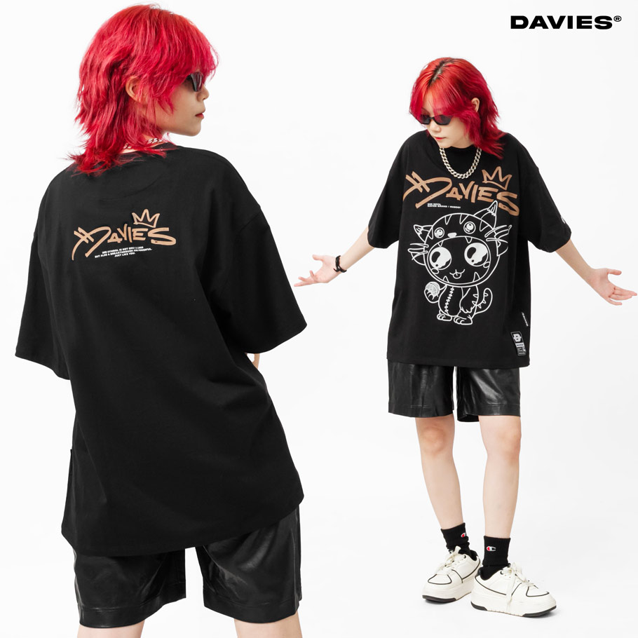 DSW Tee D Devil Mascot-Đen