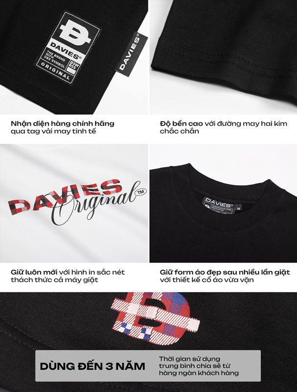 DSW Tee Flannel Type Logo