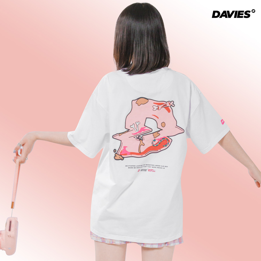 DSS Tee Monster Inside-White