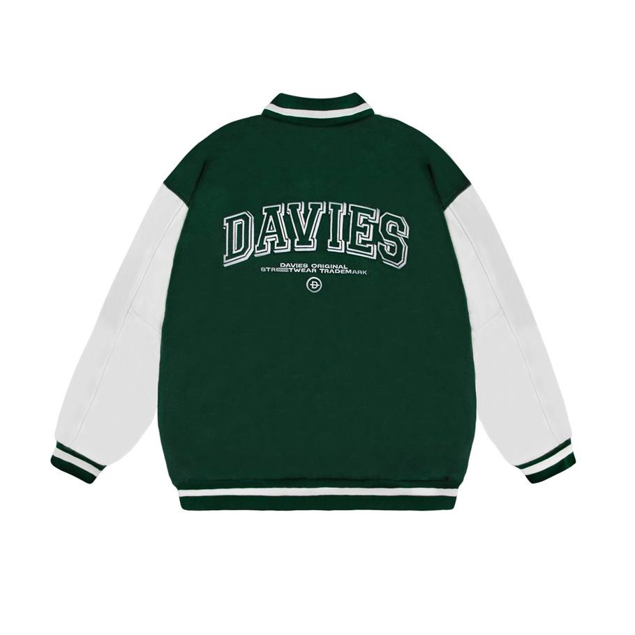 DSW Green Bomber Varsity Jacket