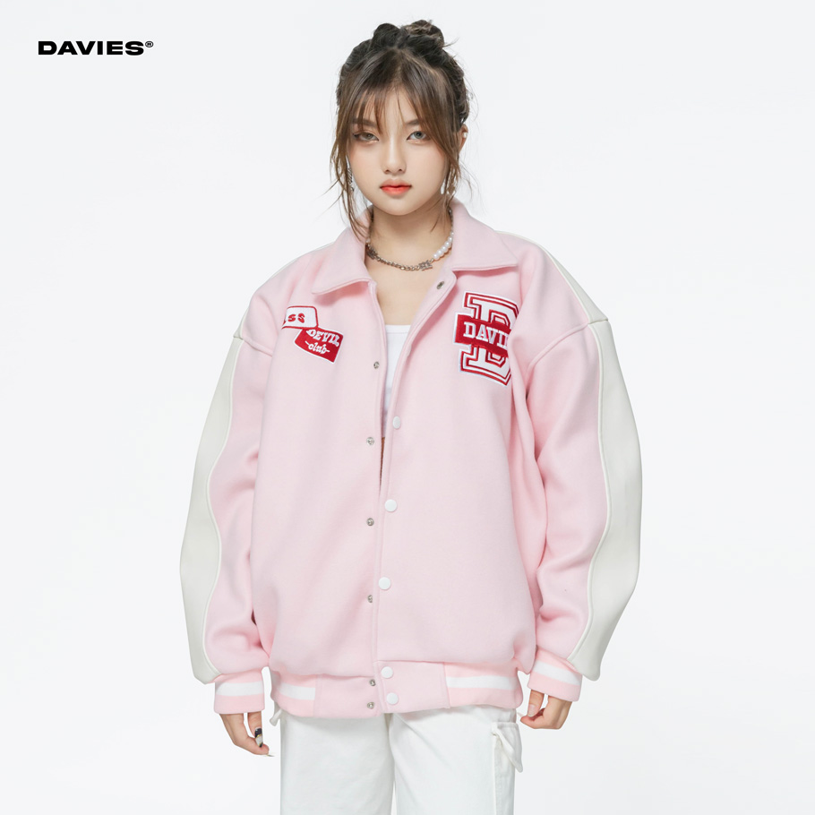 D25-AK3 Pinky Varsity Jacket