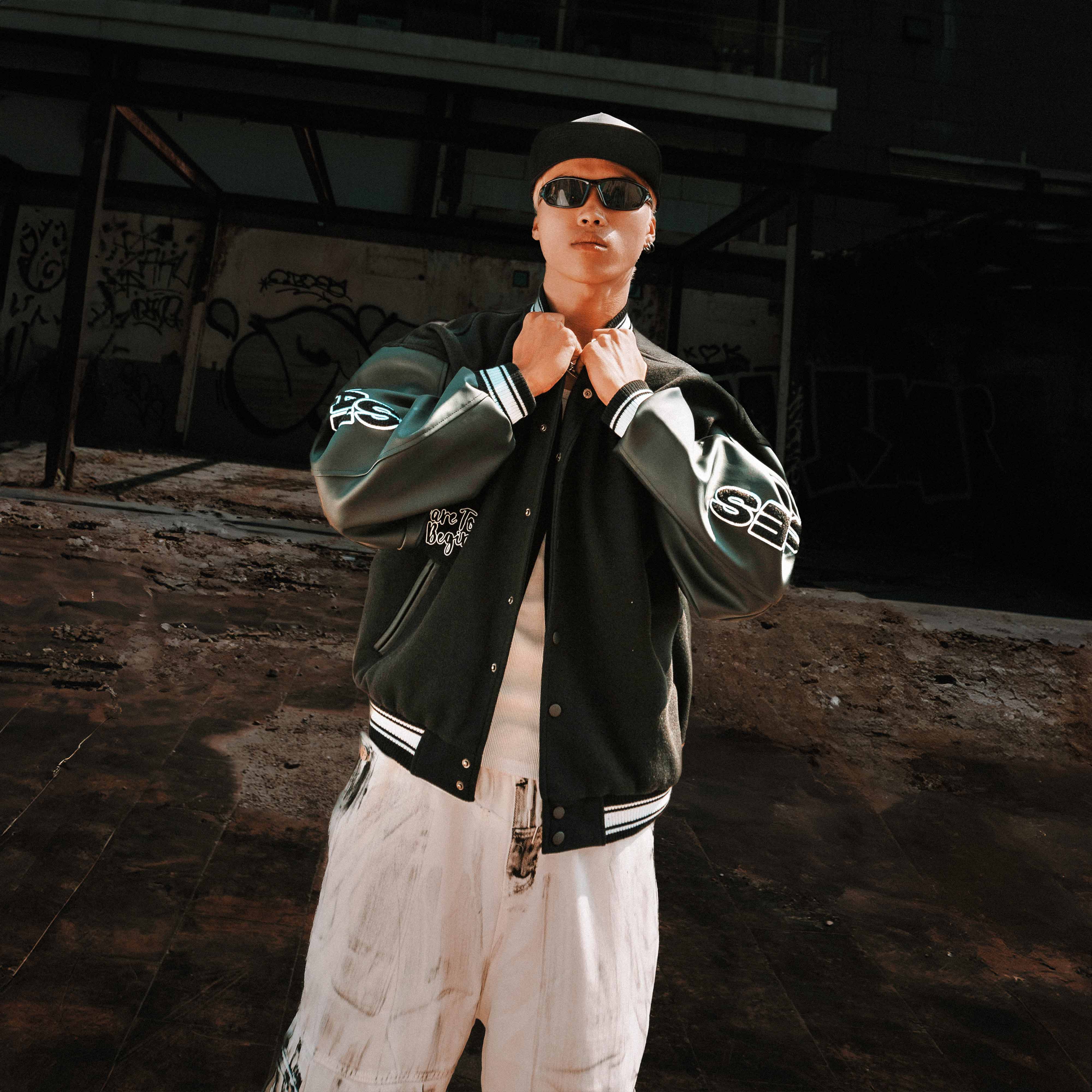 DSW Statement Bomber Varsity Jacket