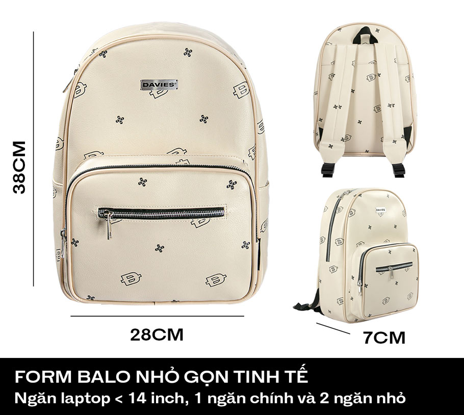 balo local brand đi học đẹp da leather backpack