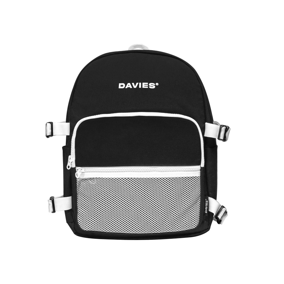 Balo Mini Nữ Local Brand Davies - Black Mini Original Backpack. Davies Brand ®