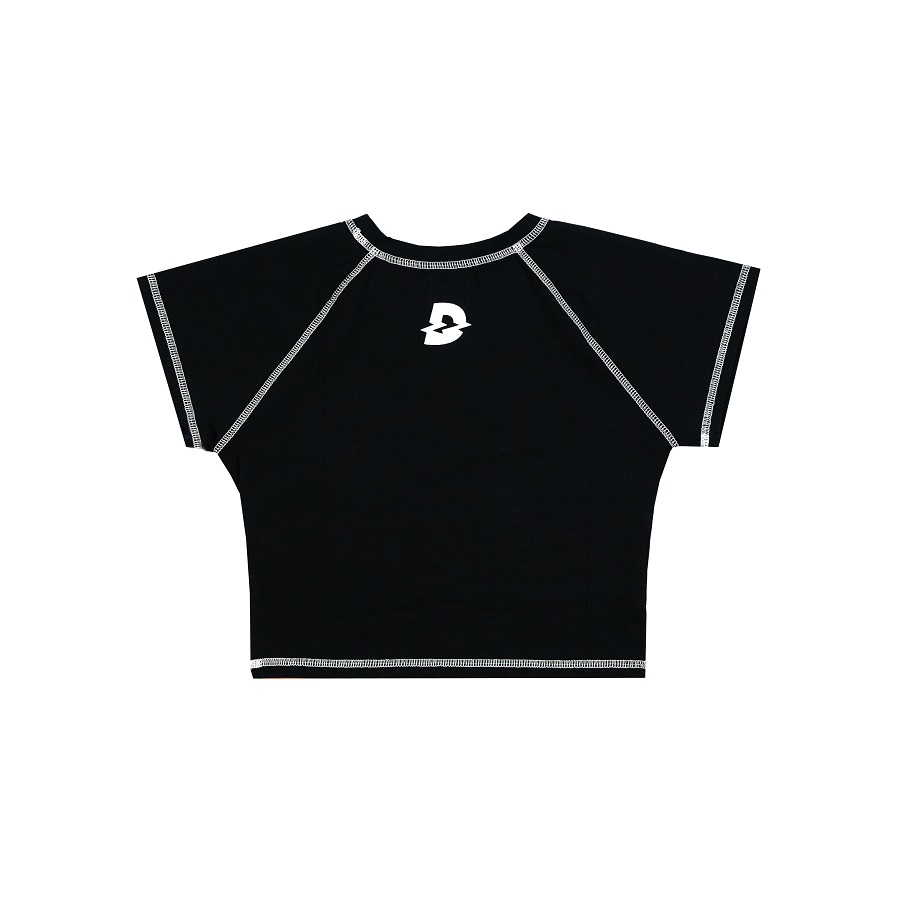 DSS Croptop Davies Seam-BLACK