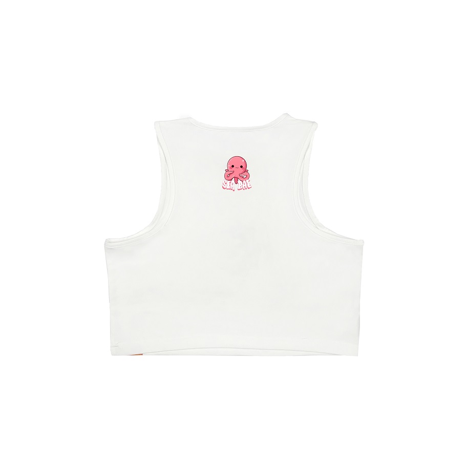 DSS Croptop Sea Bae-White