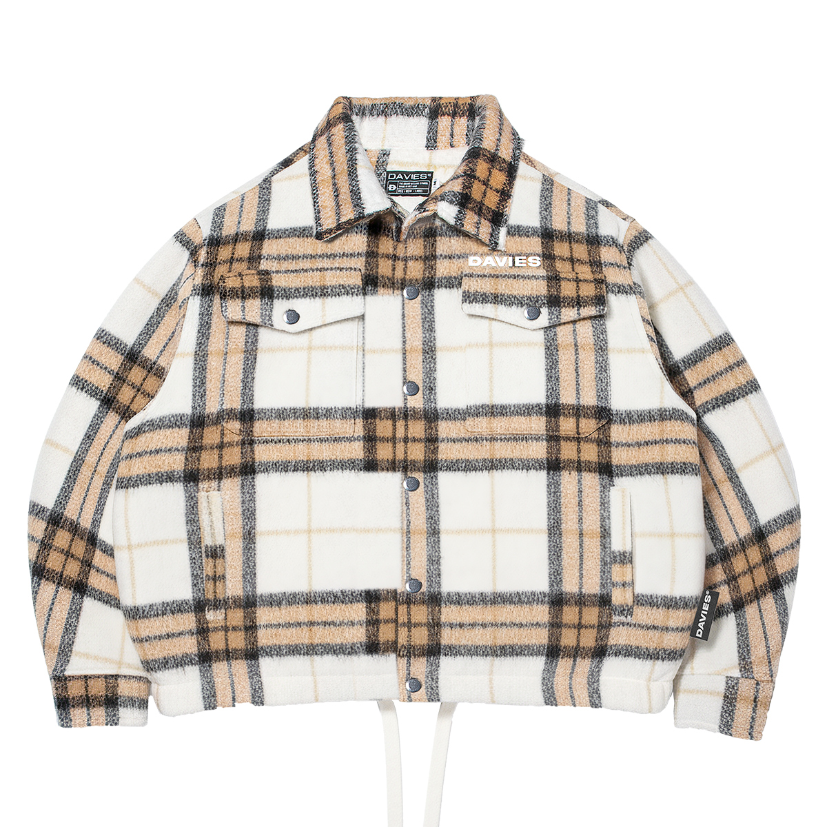 DSW Flannel Button-Up Boxy Jacket