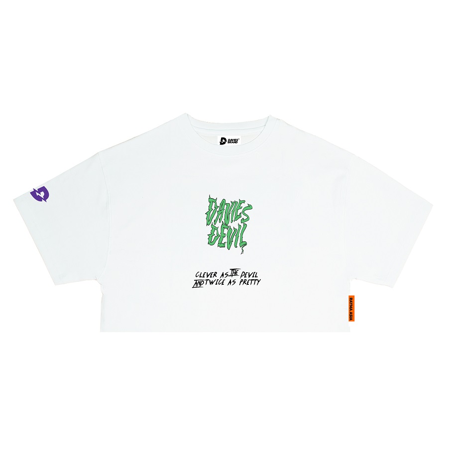 DSS Croptop D Devil Baby-White