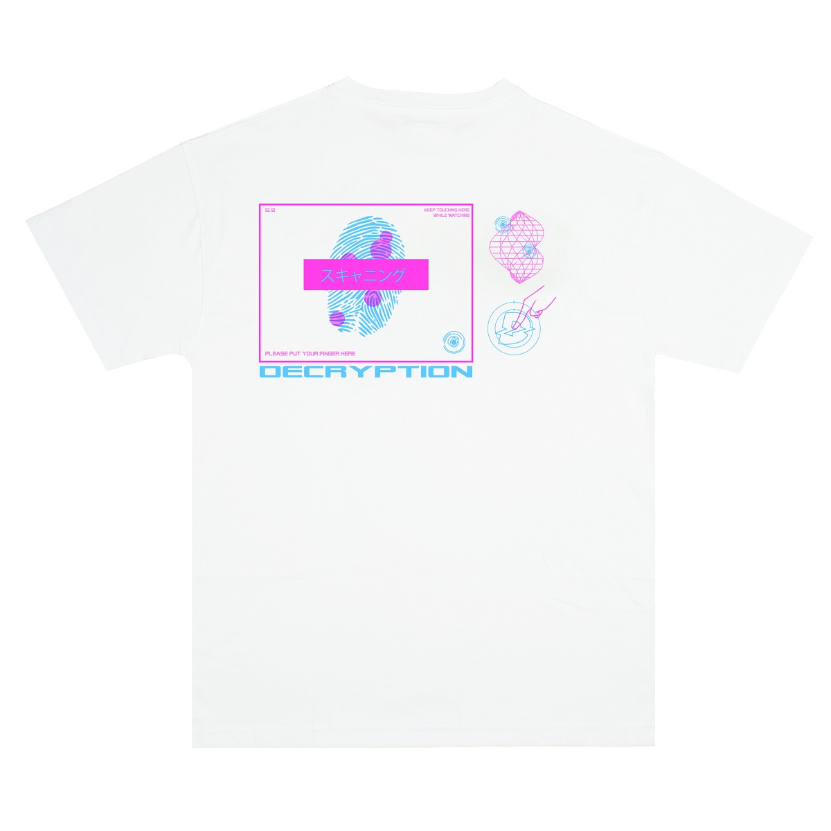 DSS Tee Scan Code-White