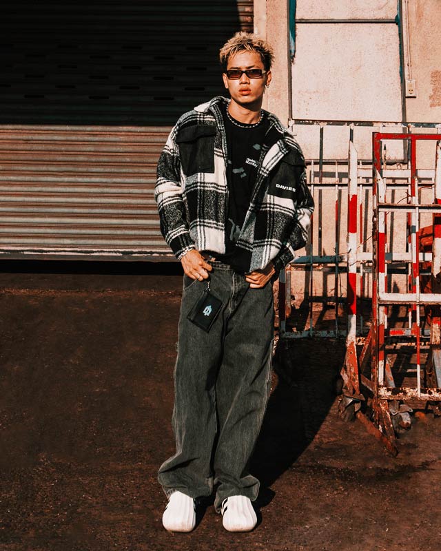 DSW Flannel Denim Hybrid Jacket
